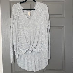 Free people grey thermal